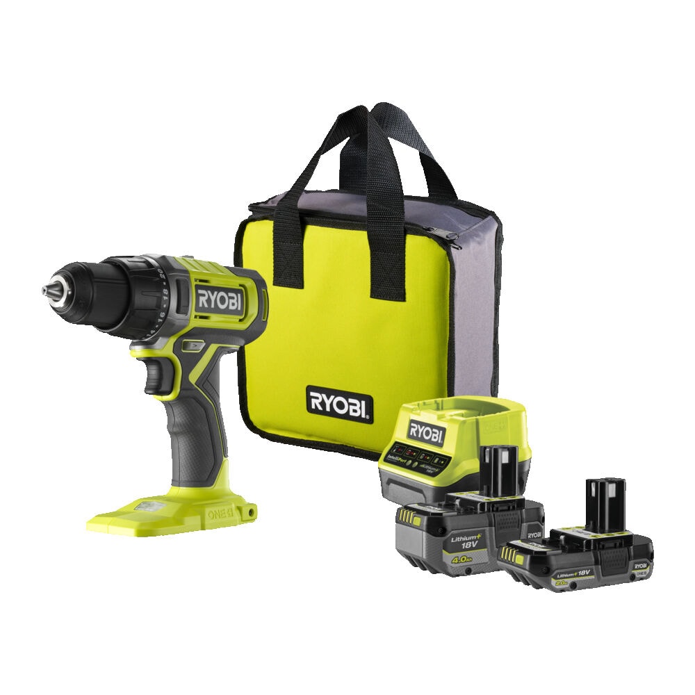 Дрель-шуруповерт RYOBI RDD18-2C42S система ONE +, фото 2