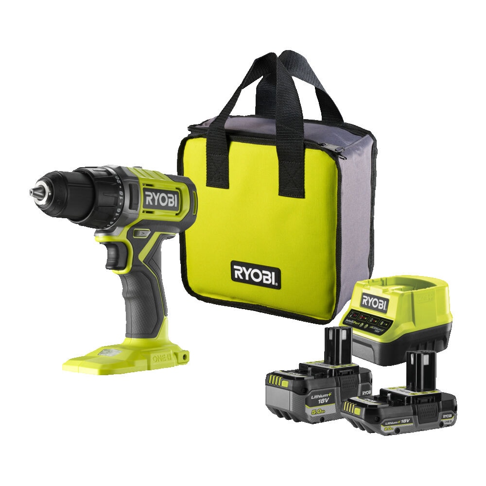 Дрель-шуруповерт RYOBI RDD18-2C52S система ONE +, фото 2