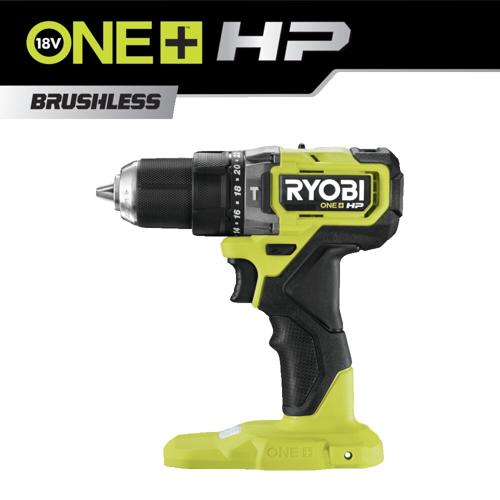 Ударная дрель-шуруповерт RYOBI HP RPD18C-0 (без батареи) система ONE +, фото 3