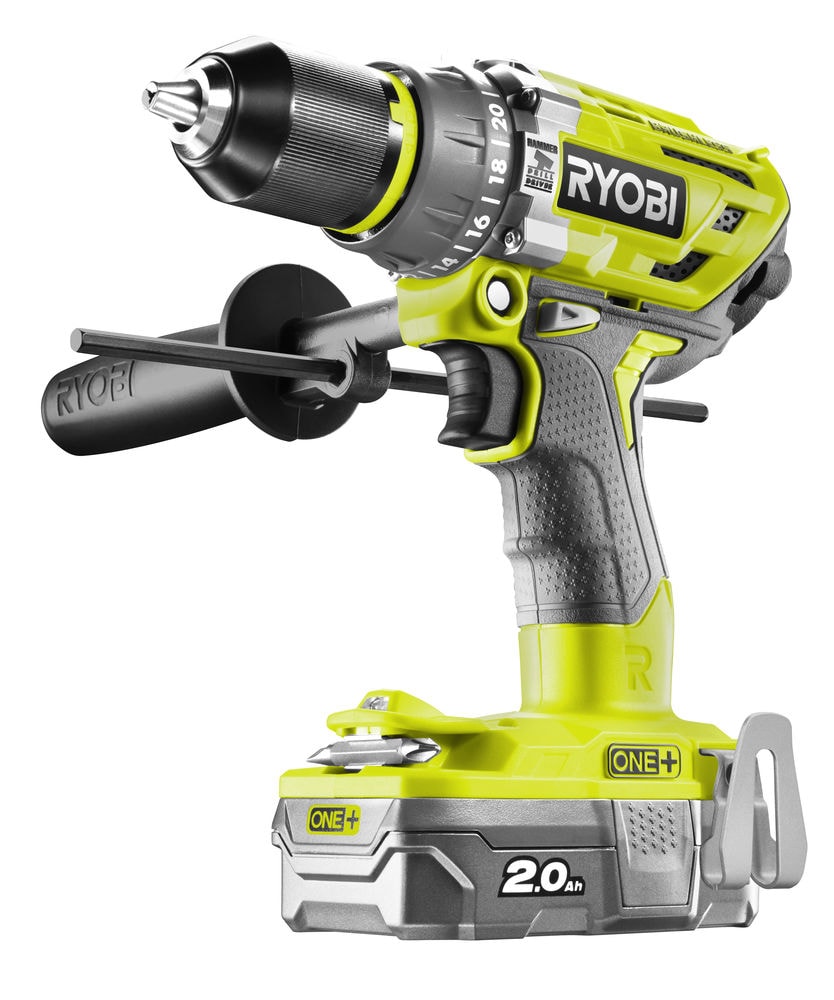 Ударная дрель-шуруповерт RYOBI R18PD7-220B система ONE +, фото 2