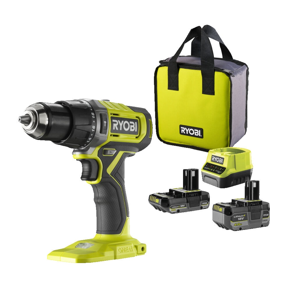Ударная дрель-шуруповерт RYOBI RPD18-2C42S система ONE +, фото 2