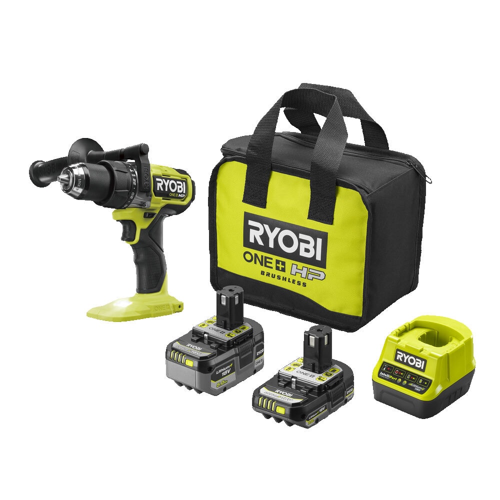 Ударная дрель-шуруповерт RYOBI RPD18X-2C52S система ONE +, фото 2