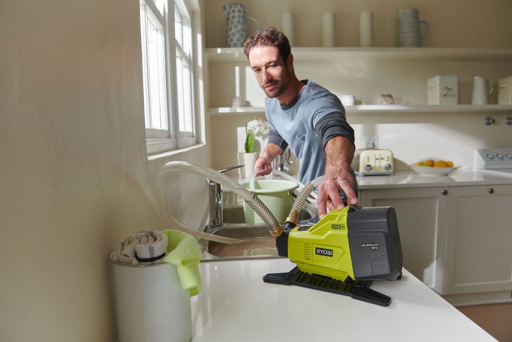 Насос для перекачки воды RYOBI R18TP-0 (без батареи) система ONE +, фото 2
