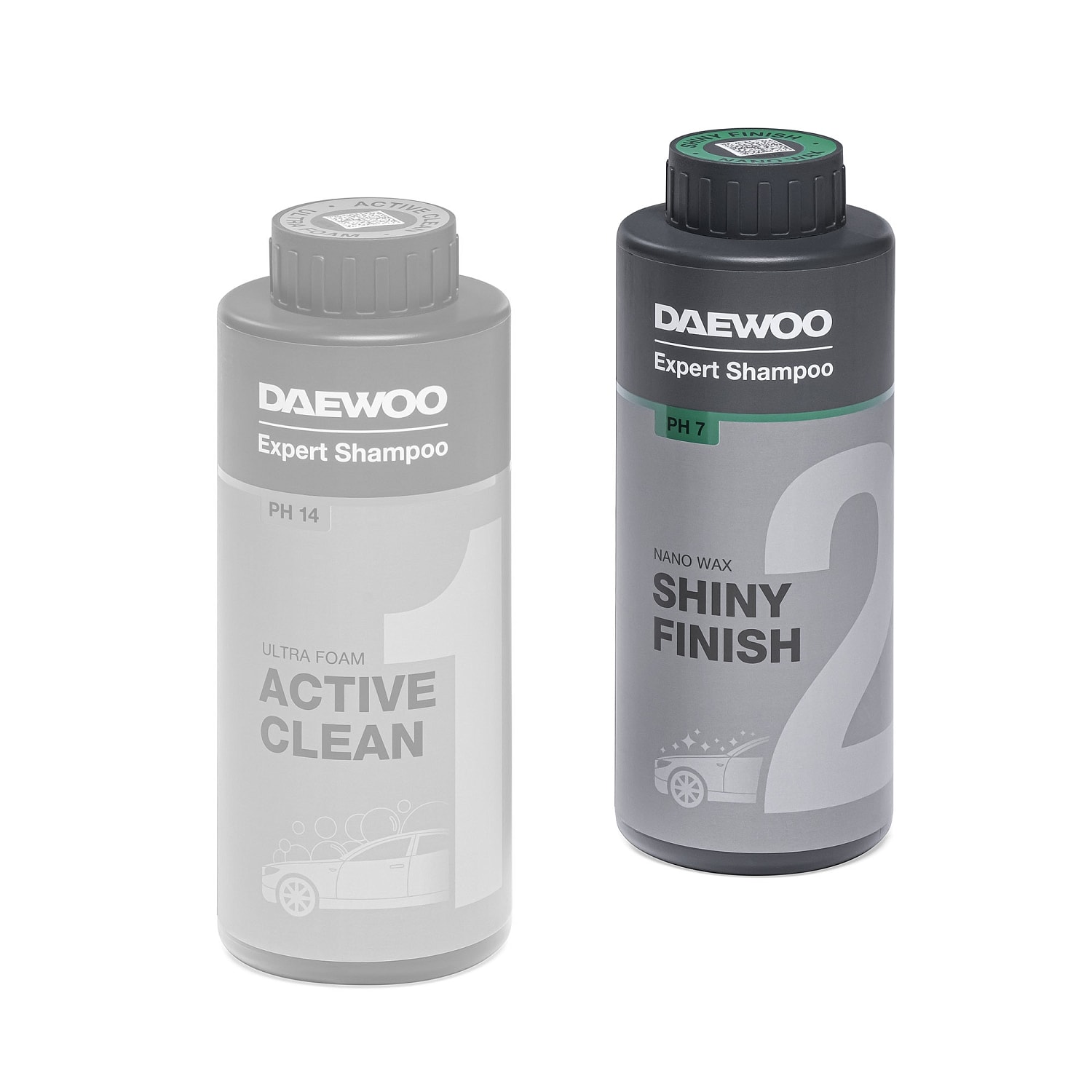 Автошампунь с воском для бесконтактной мойки SHINY FINISH DAEWOO DAWS 210 (1л), фото 3