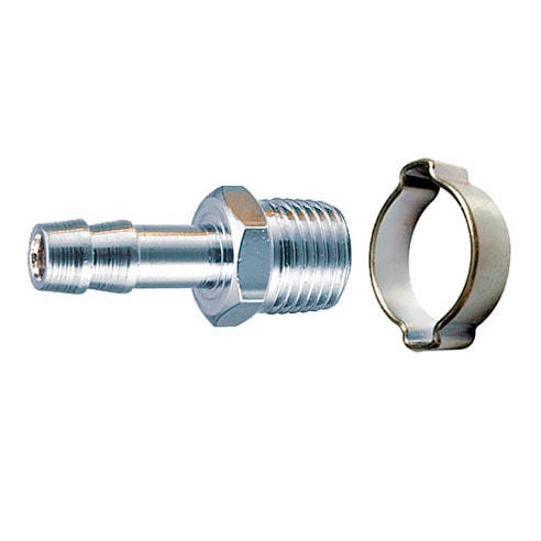 Переходник FUBAG 1/4 "M - елочка 8 мм с обжимным кольцом