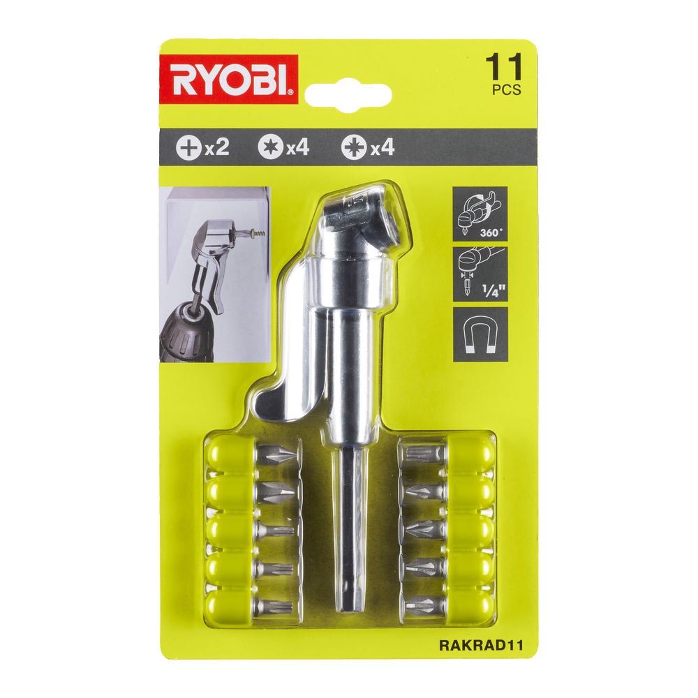Насадка угловая с битами RYOBI RAKRAD11, фото 2