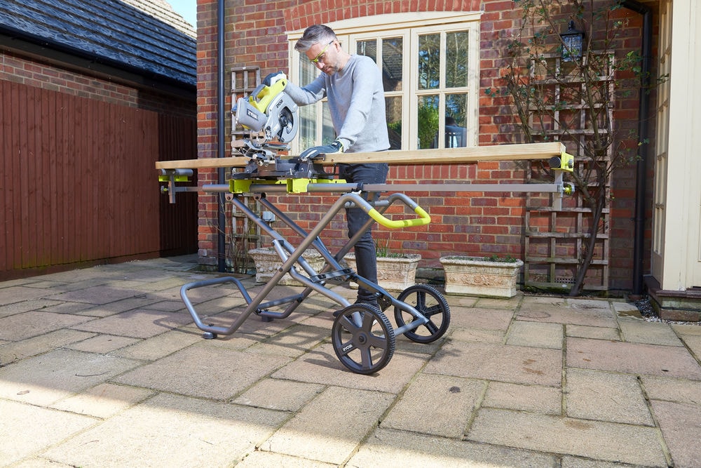 Станина для торцовочной пилы на колесиках RYOBI RLSW01, фото 2