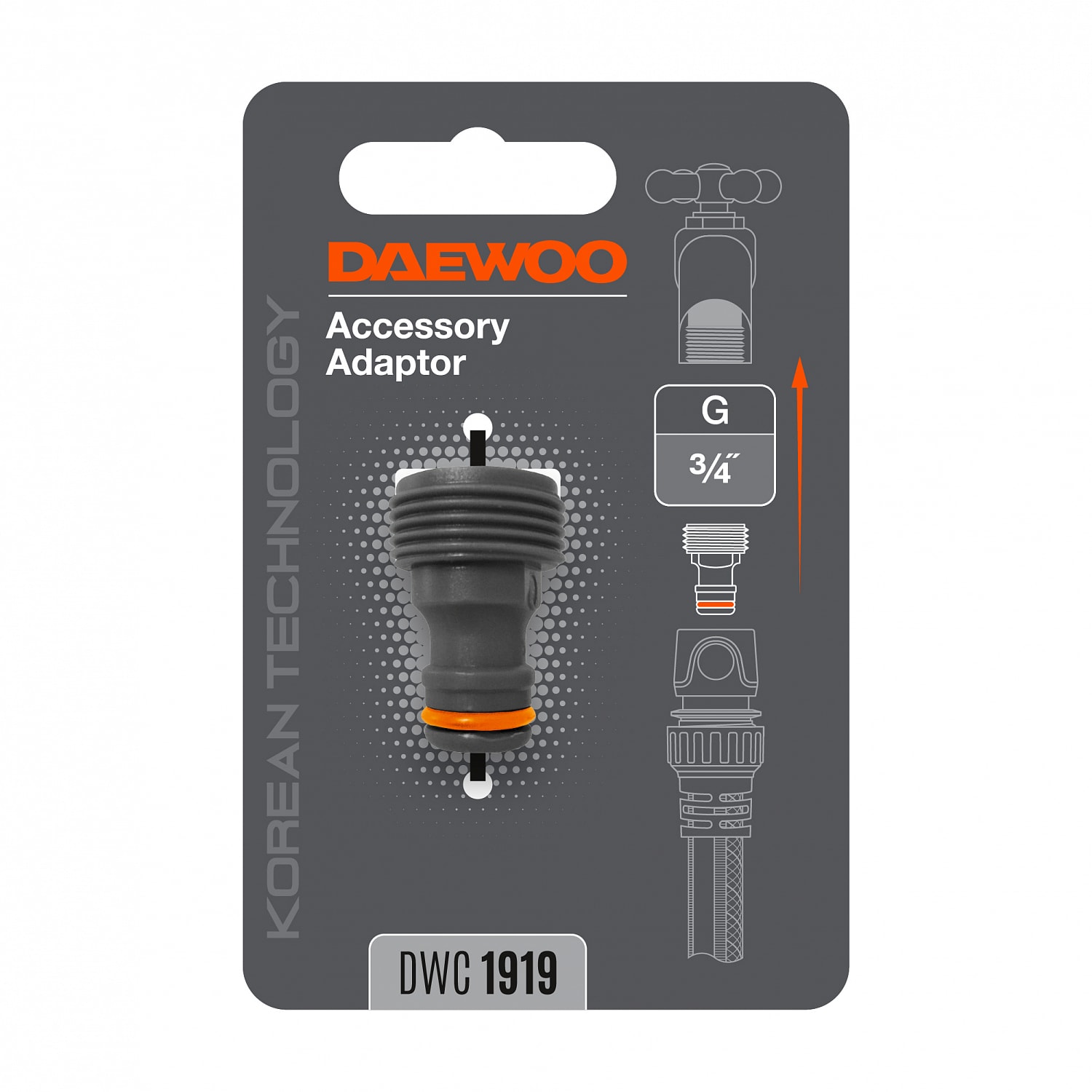 Адаптер для кранов с внутренней резьбой G3/4 " (26,5mm) DAEWOO DWC 1919, фото 2