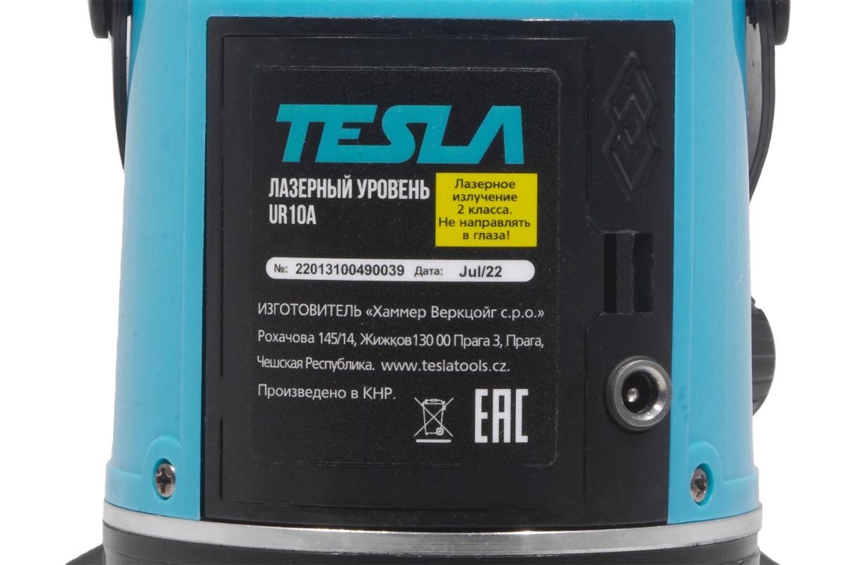 Лазерный уровень TESLA UR10A красный луч, фото 3