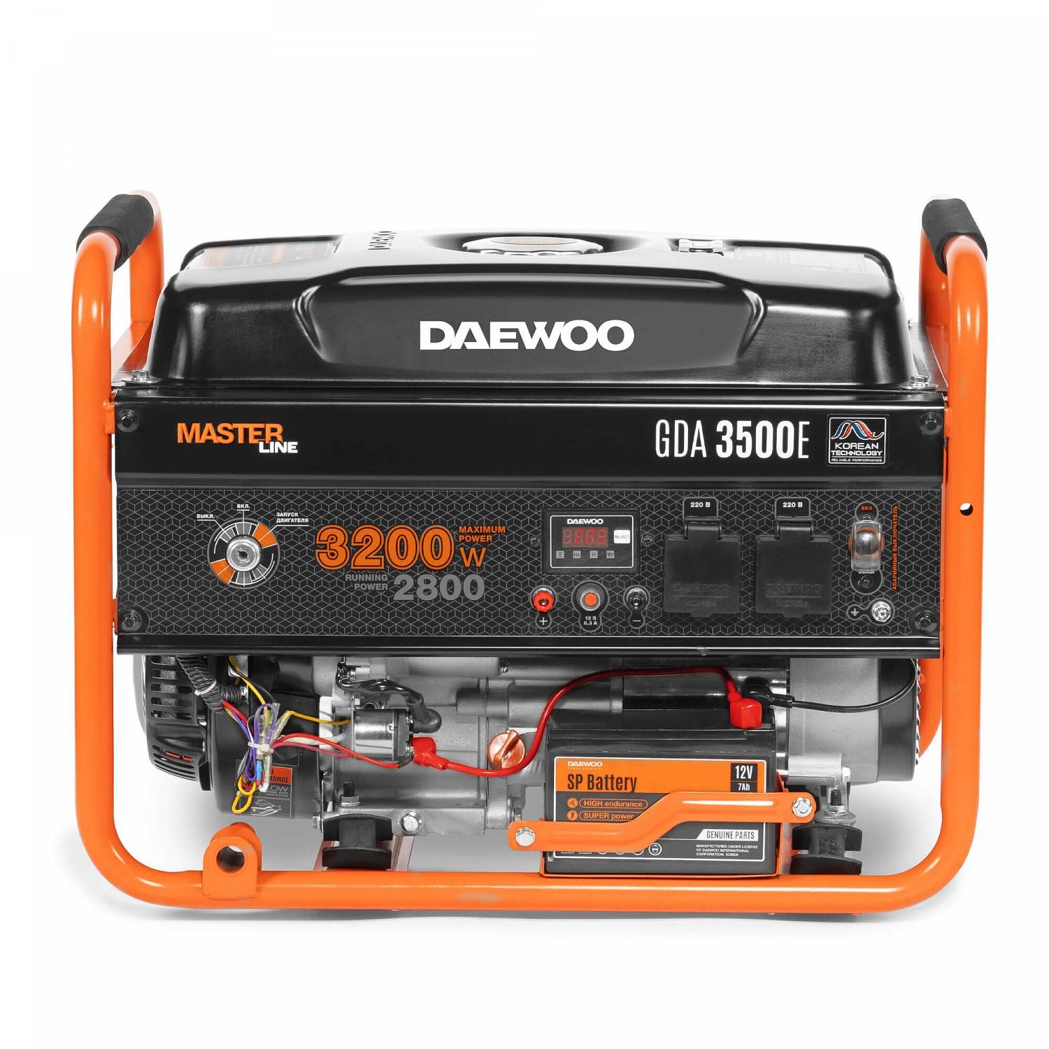 Генератор бензиновый DAEWOO GDA 3500E, фото 3