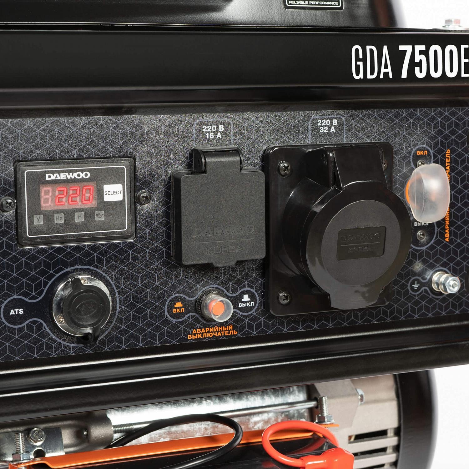 Генератор бензиновый DAEWOO GDA 7500E, фото 2