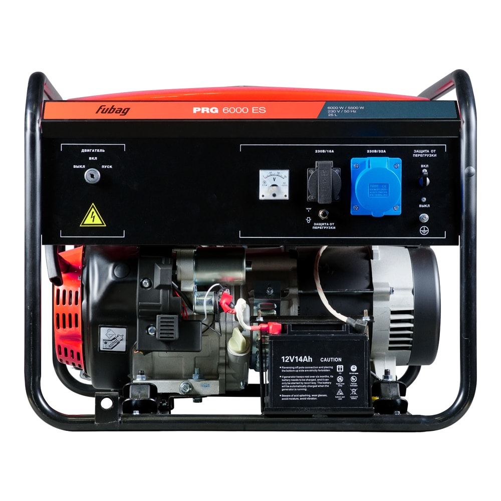 Генератор бензиновый FUBAG PRG 6000 ES с электростартером, фото 3