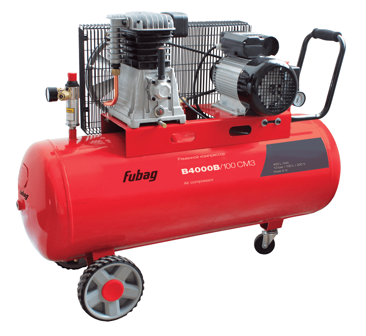 Компрессор масляный ременной FUBAG B4000B/100 СМ3