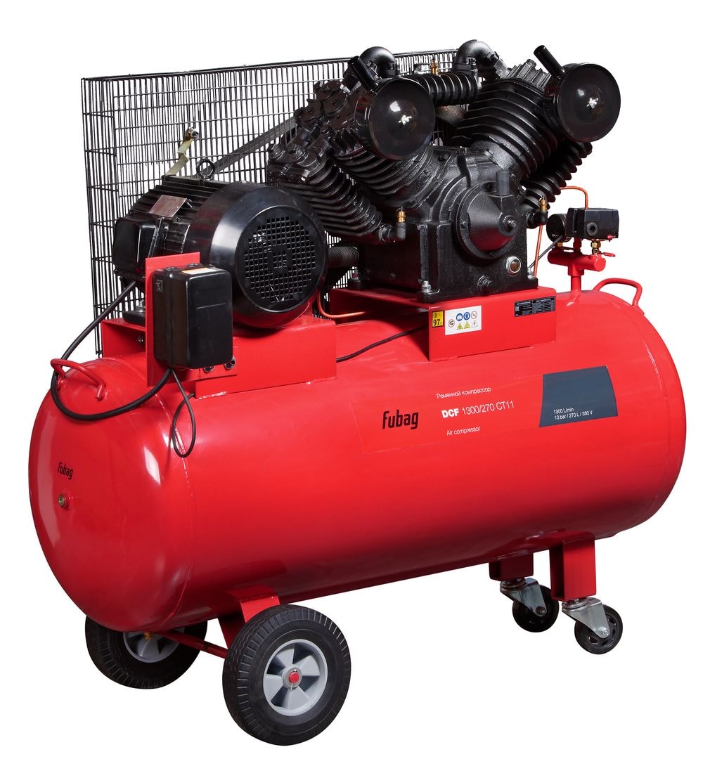 Компрессор масляный ременной FUBAG DCF-1300/270 CT11 двухступенчатый
