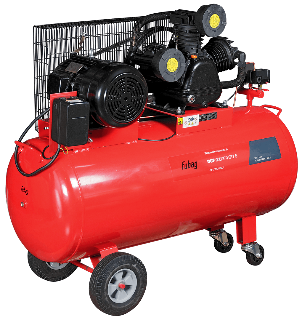 Компрессор масляный ременной FUBAG DCF-900/270 CT7.5 двухступенчатый