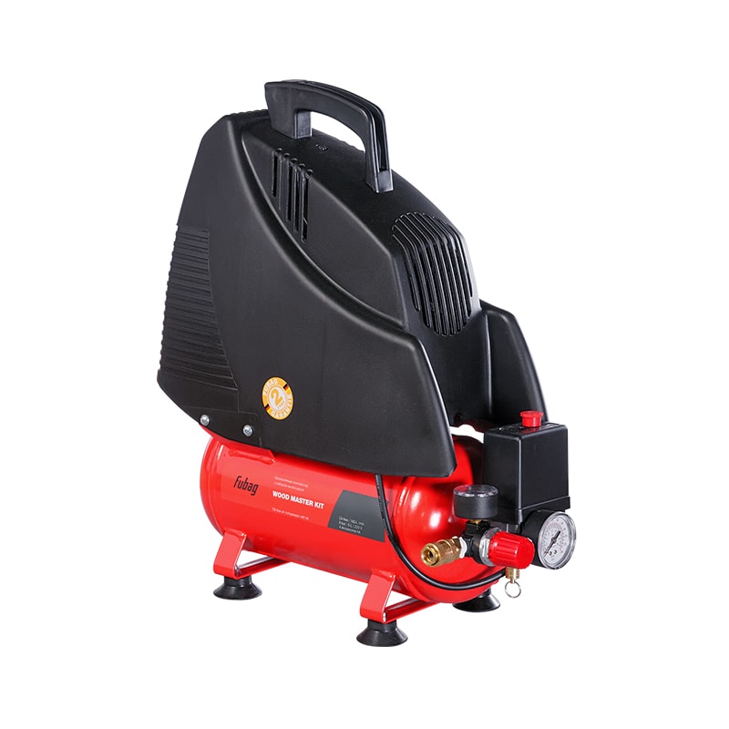 Компрессор безмасляный коаксиальный FUBAG WOOD MASTER KIT ( + 4 предмета), фото 3