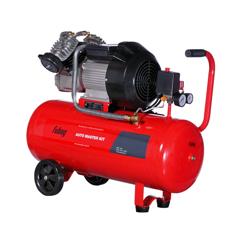 Компрессор масляный коаксиальный FUBAG AUTO MASTER KIT ( + 10 предметов), фото 3
