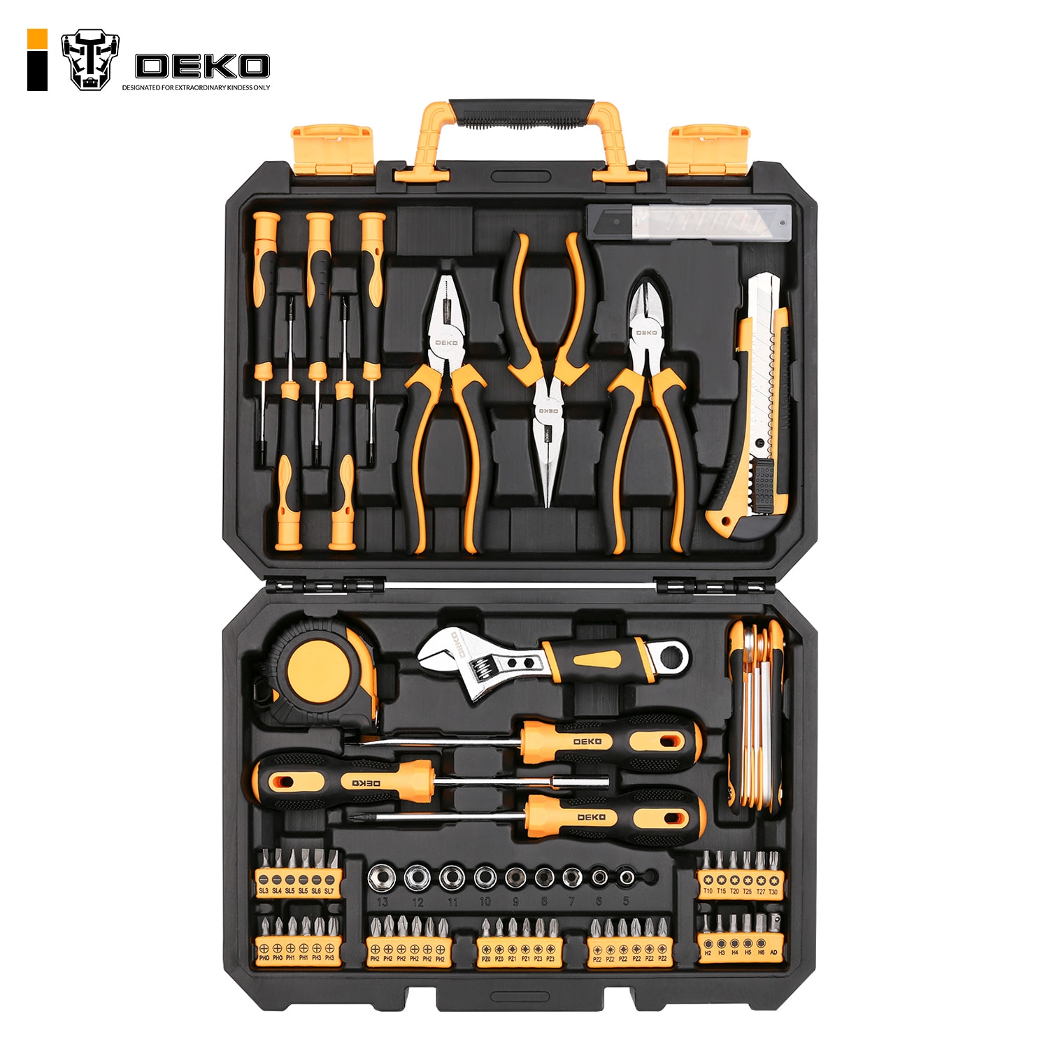 Набор инструмента для авто и дома DEKO TZ82 SET 82, фото 3