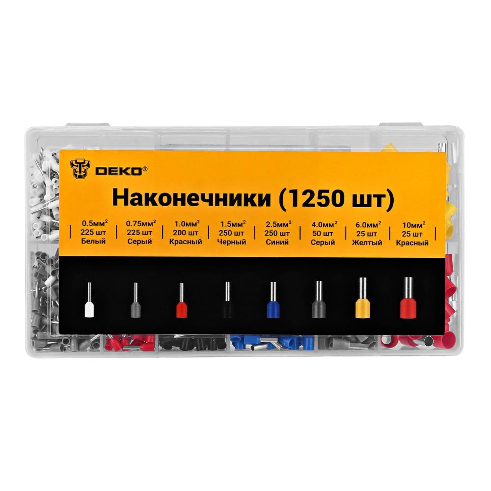 Клещи обжимные для втулочных наконечников DEKO DKCT04, фото 2