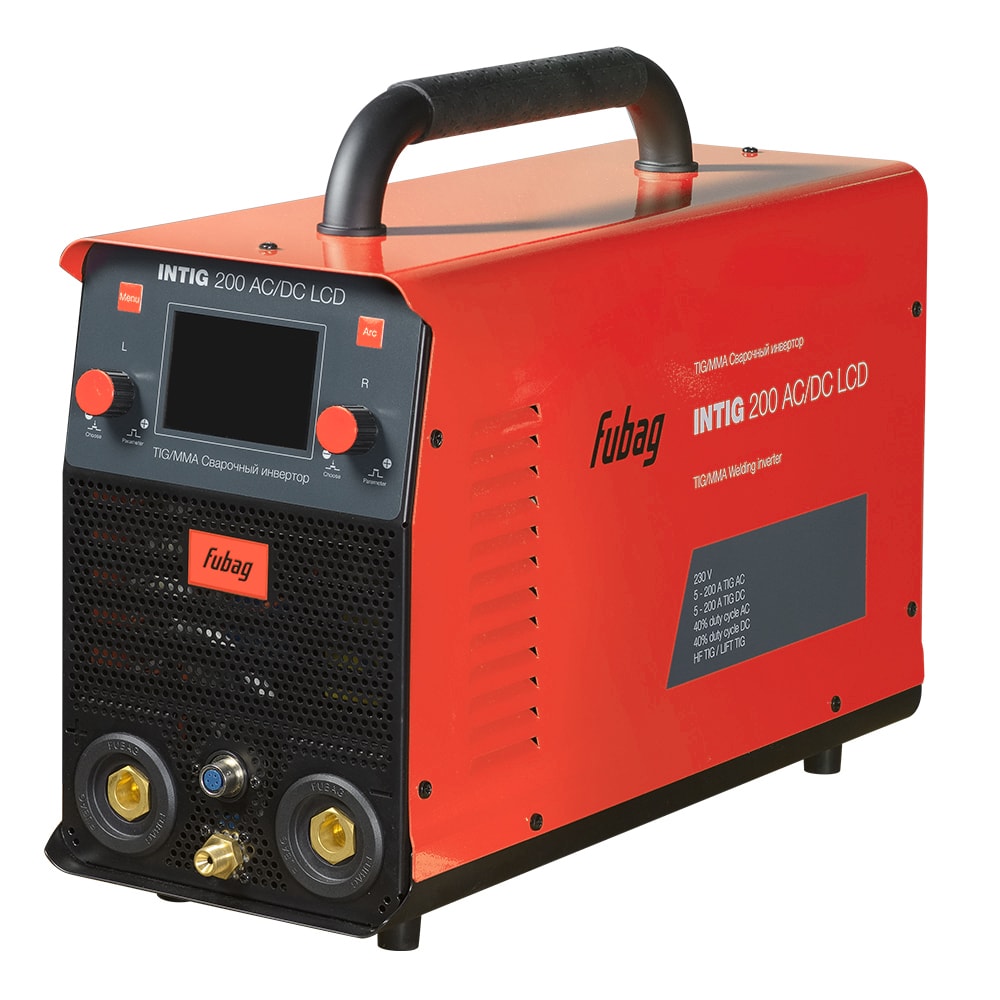 Инвертор сварочный аргонодуговой FUBAG INTIG 200 AC/DC PULSE LCD