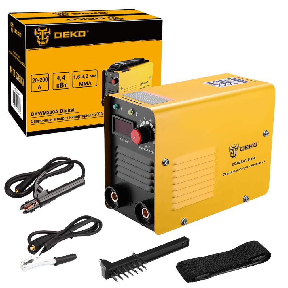 Инвертор сварочный DEKO DKWM200A Digital