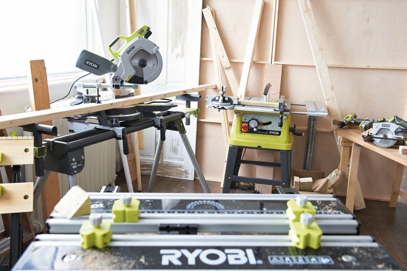 Пила торцовочная RYOBI EMS216L, фото 2