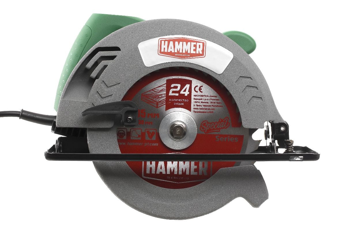 Пила циркулярная Hammer Flex CRP1500/185, фото 2
