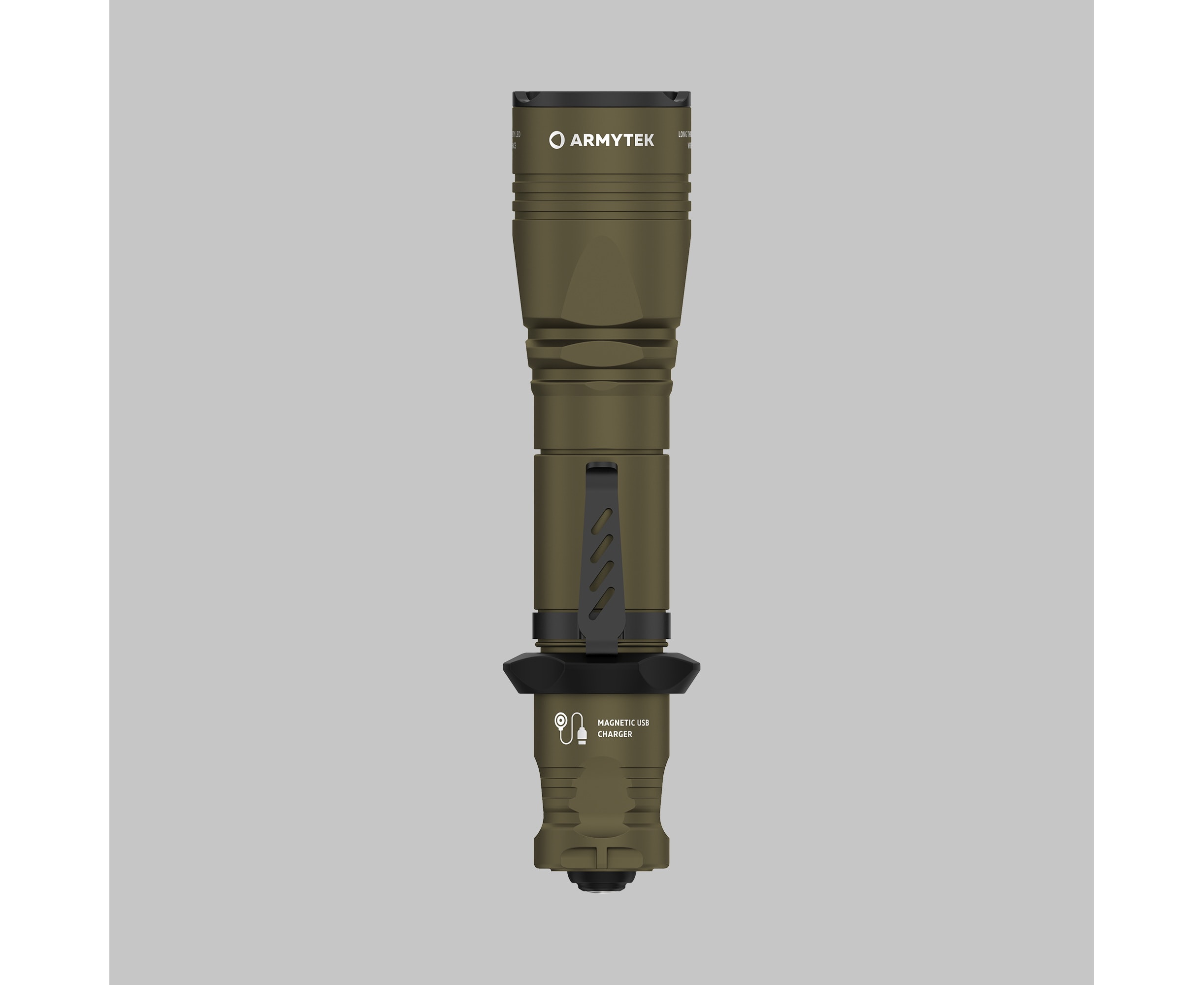 Фонарь Armytek Dobermann Pro Magnet USB Olive Теплый, фото 2