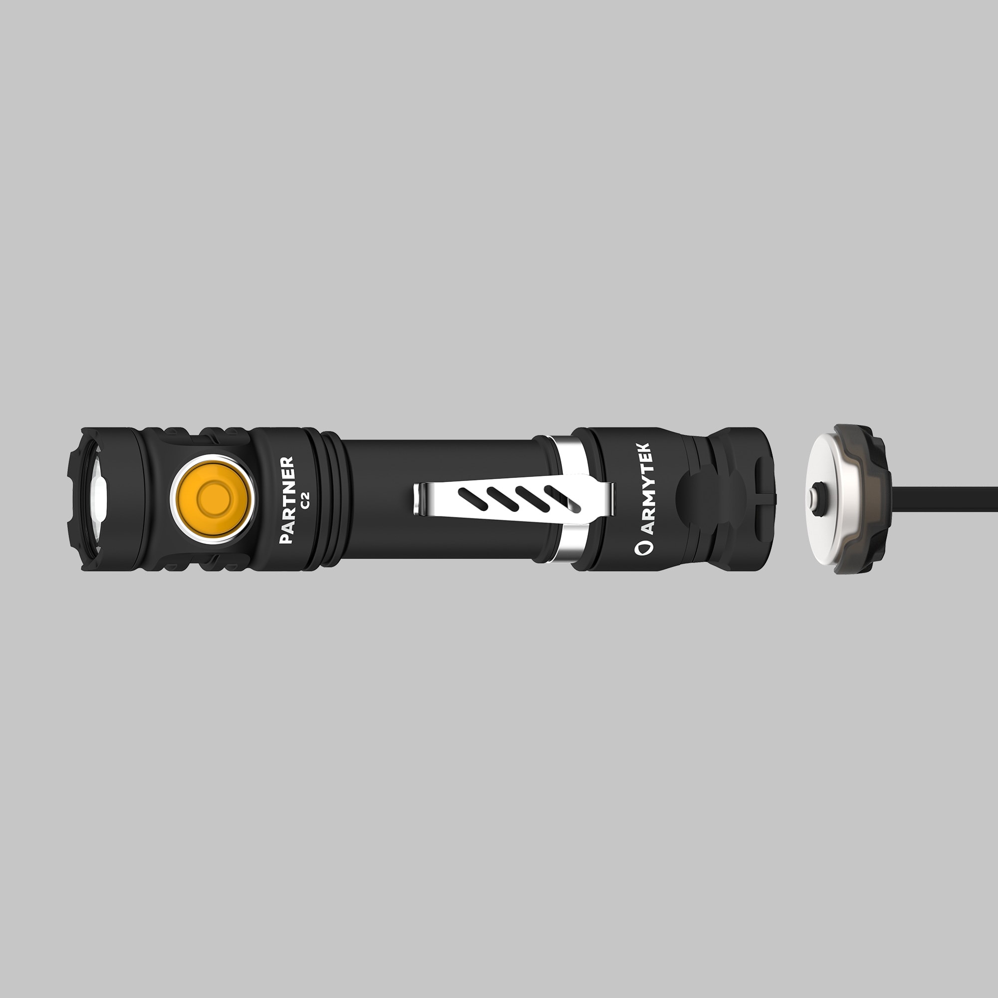 Фонарь Armytek Partner C2 Magnet USB Теплый, фото 3