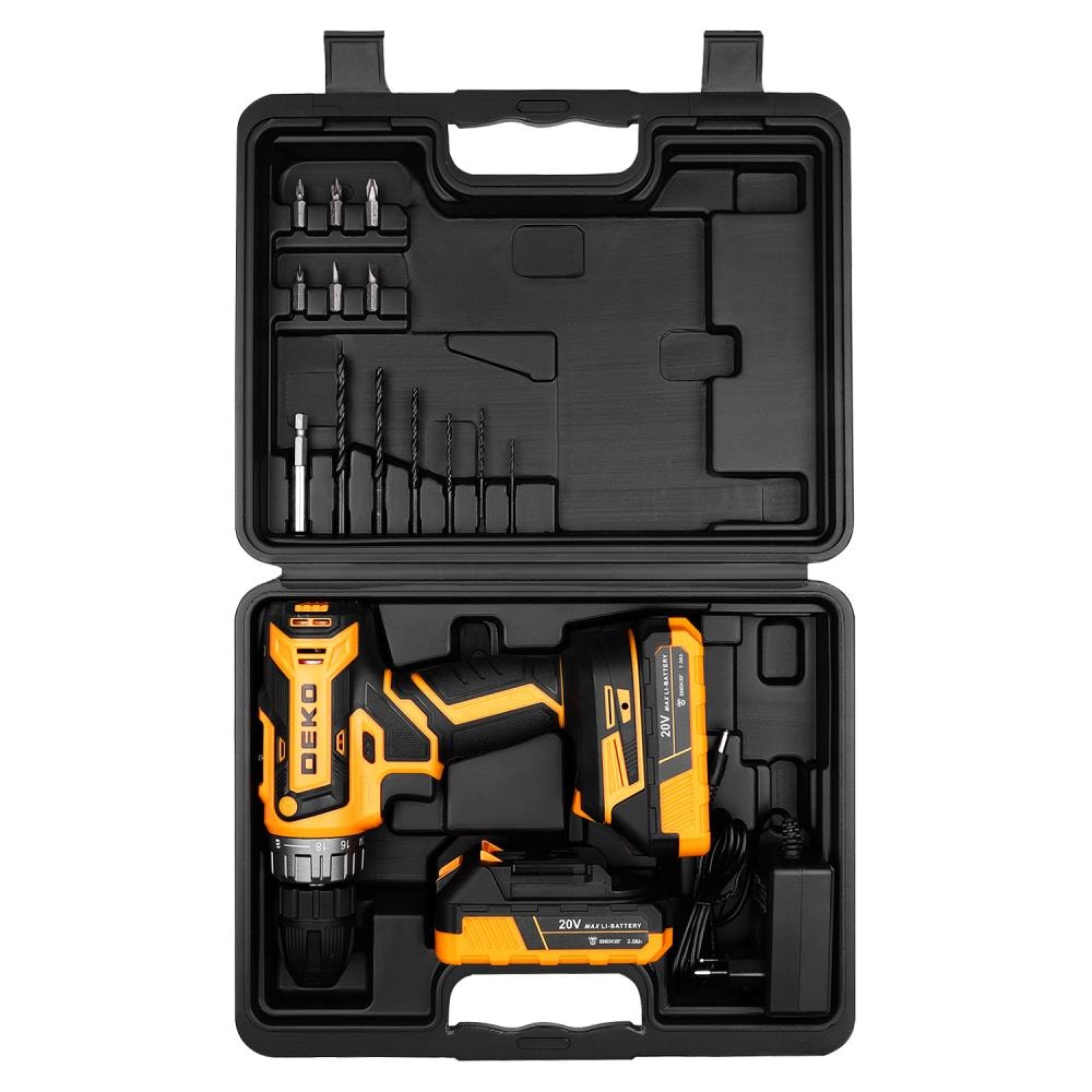 Дрель-шуруповерт аккумуляторная DEKO Banger 20V ONE + 083-1109, фото 3