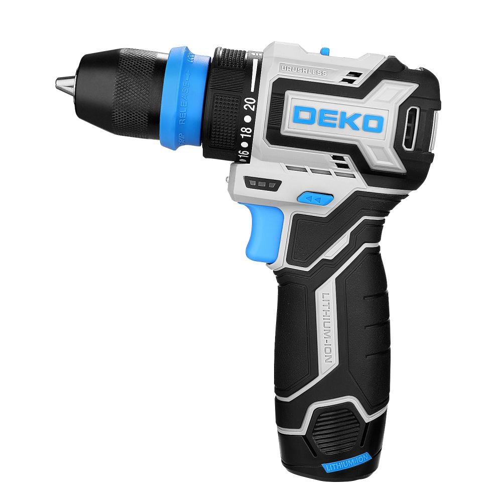 Дрель-шуруповерт аккумуляторная DEKO DKCD12 PRO ONE 085-1320, фото 3