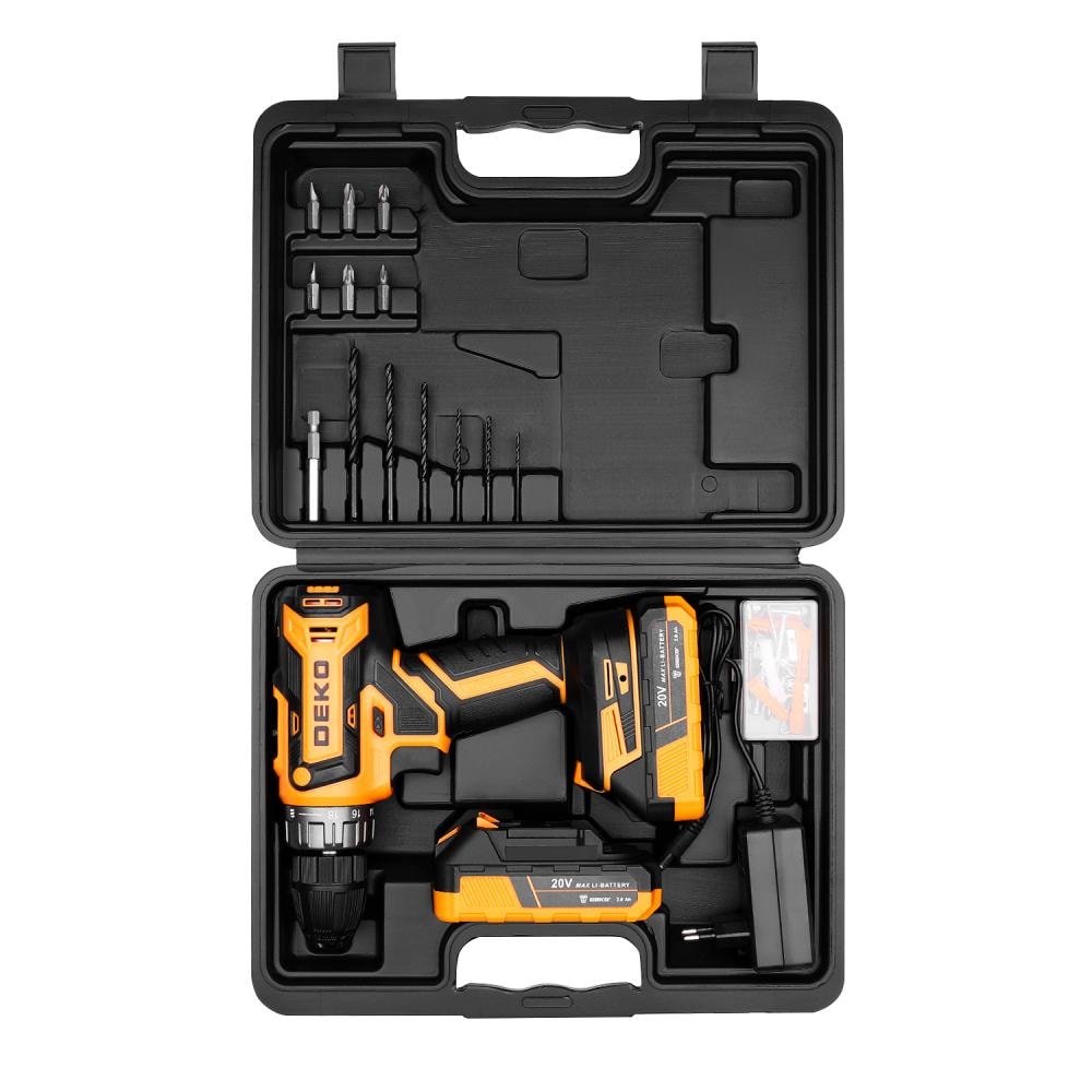 Дрель-шуруповерт аккумуляторная DEKO GCD20DU PRO SET, фото 3