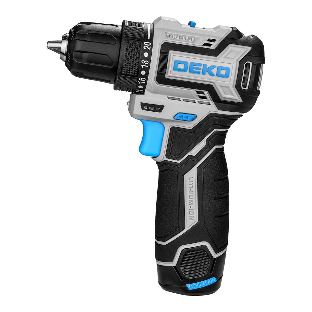 Дрель-шуруповерт аккумуляторная DEKO Loner 12V PRO 085-1011, фото 2