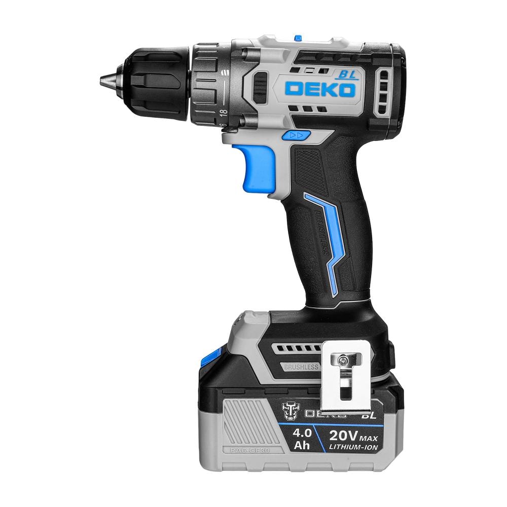 Дрель-шуруповерт аккумуляторная DEKO Loner 20V ONE + 085-1003, фото 3