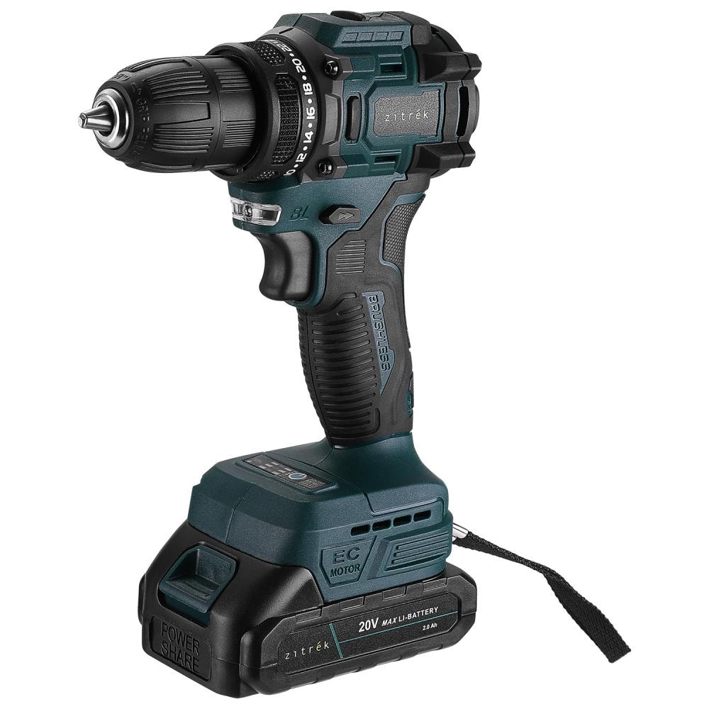 Дрель-шуруповерт аккумуляторная Zitrek Greenpower 20 PRO 085-1313, фото 2