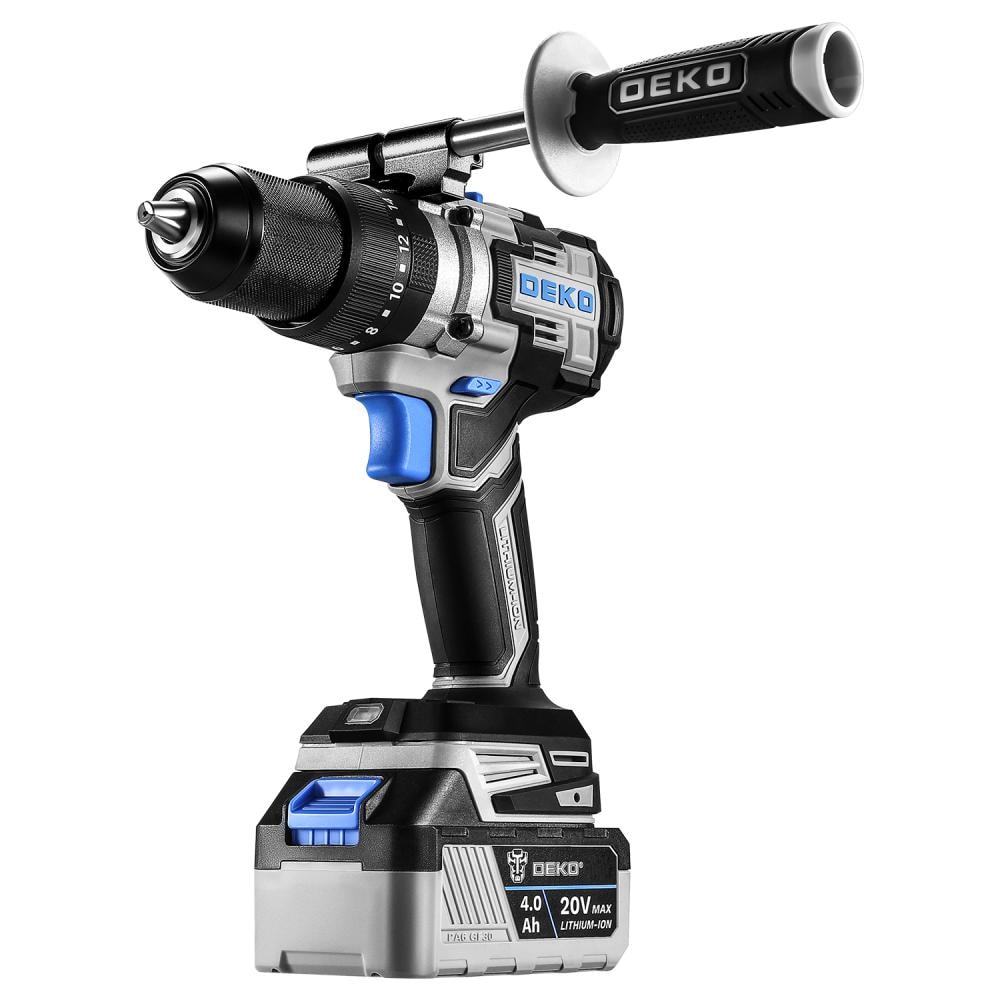 Дрель-шуруповерт ударная аккумуляторная DEKO DKCID20 PRO 085-1068, фото 2