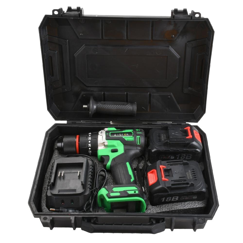Дрель-шуруповерт ударная аккумуляторная Zitrek Green Impact 18V 063-4046, фото 2