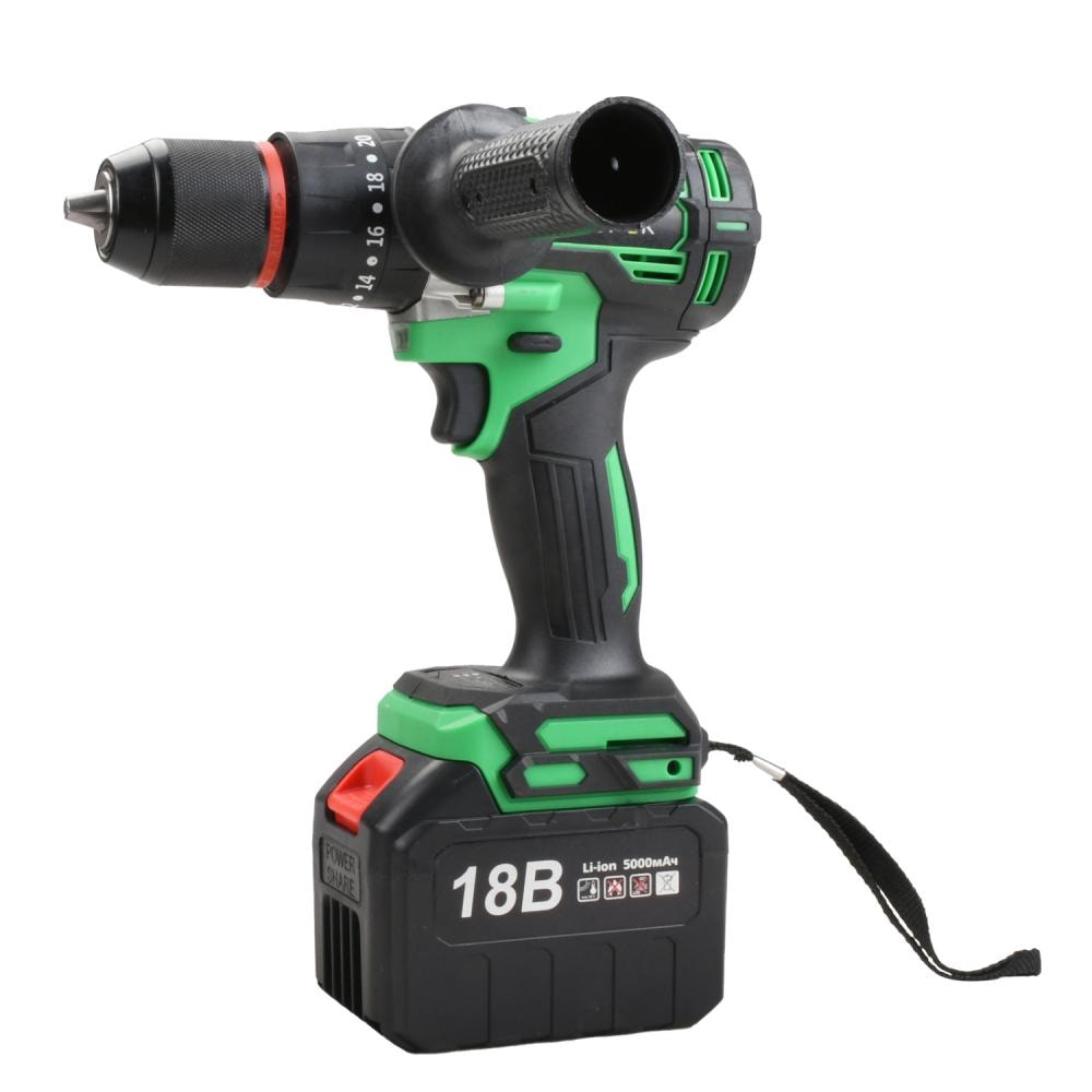 Дрель-шуруповерт ударная аккумуляторная Zitrek Green Impact 18V 063-4046, фото 3