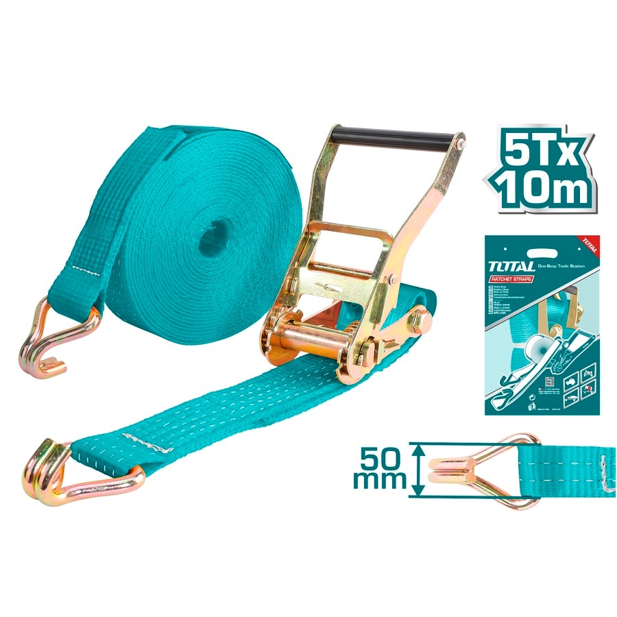Ремни с храповым механизмом 5 т 10 м TOTAL THTRS5101