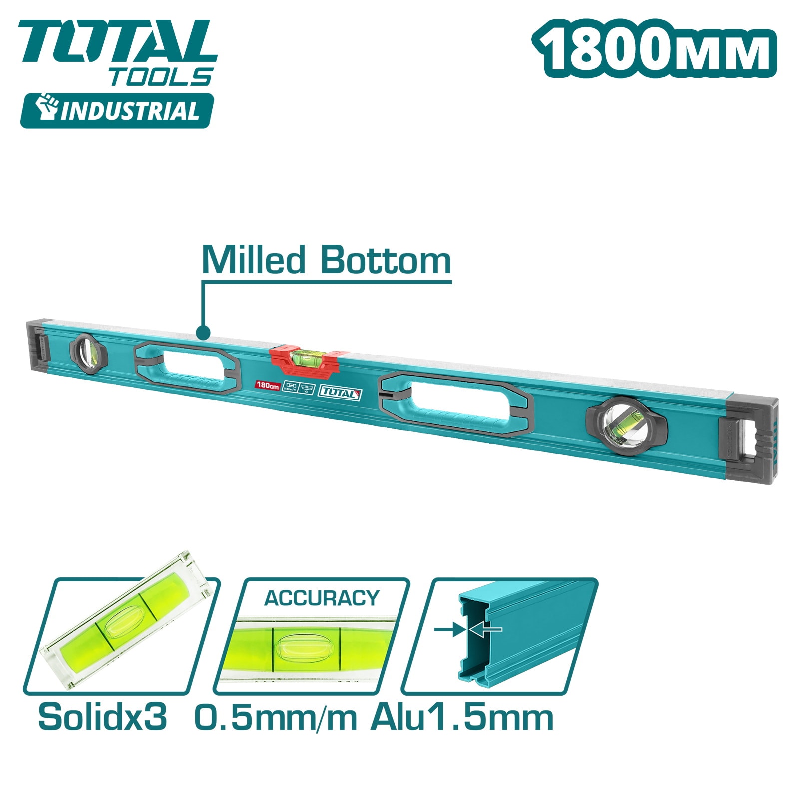 Уровень 1800мм TOTAL TMT218028
