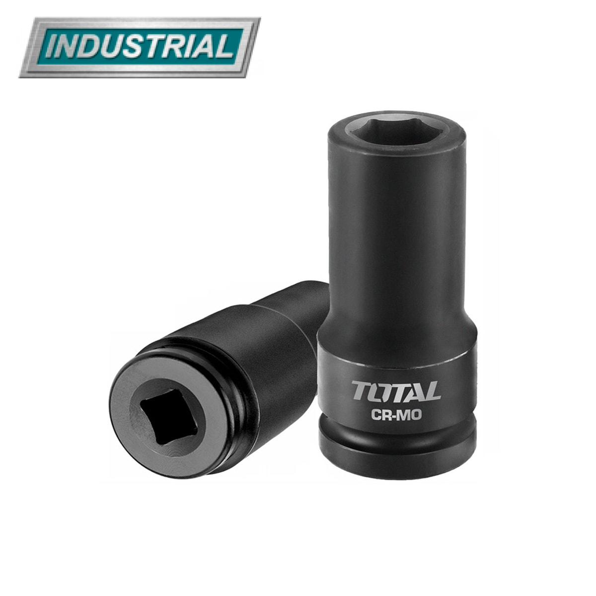Торцевая головка удлиненная ударная 1/2 " 24 мм TOTAL THDIS12241L, фото 2