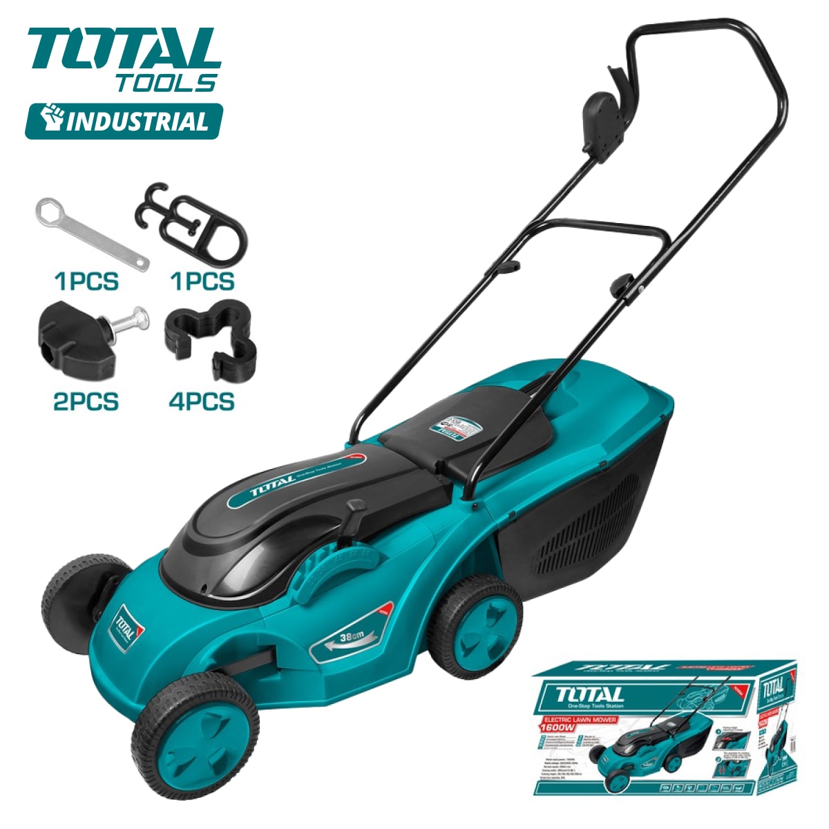 Газонокосилка электрическая TOTAL TGT616151, фото 3
