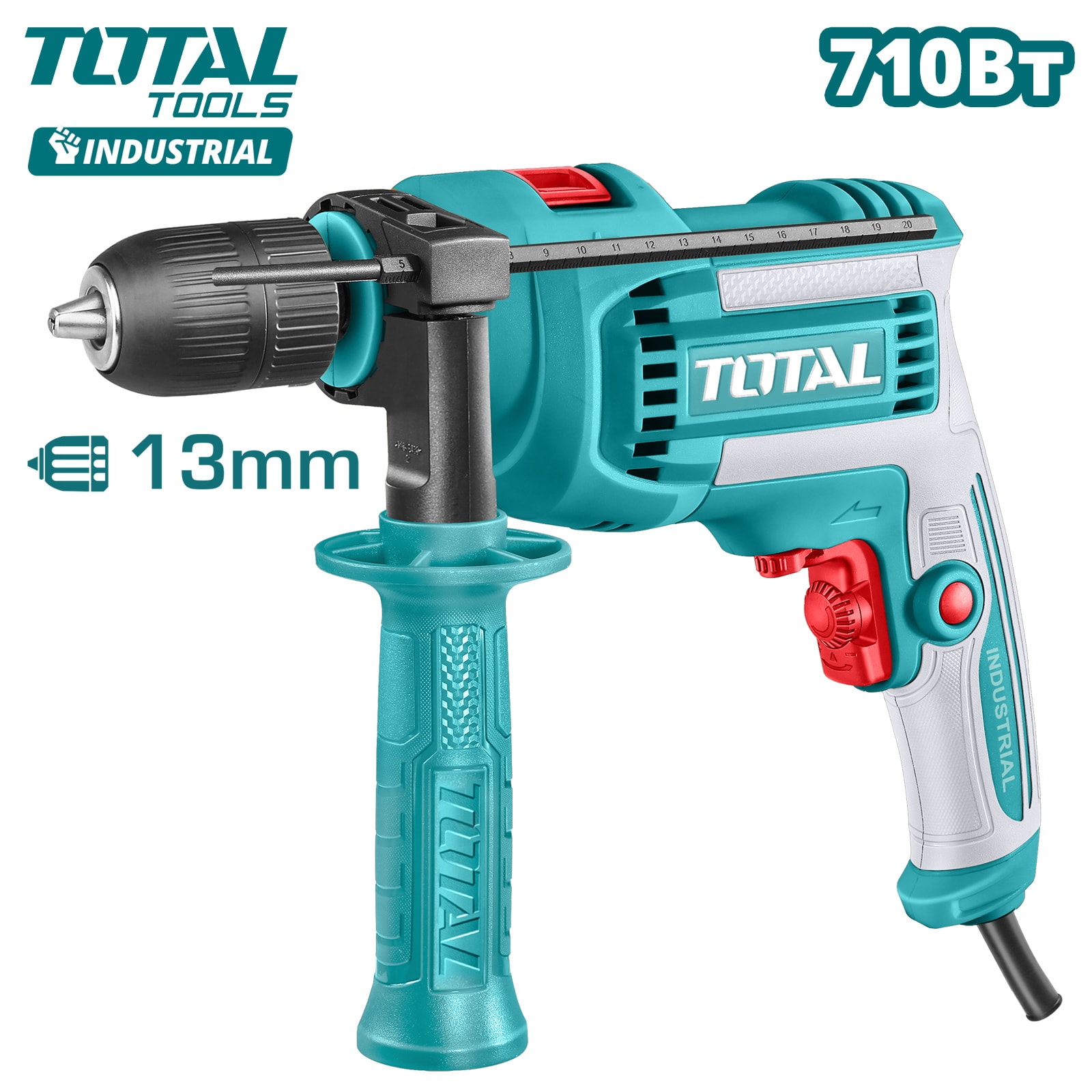 Дрель ударная TOTAL TG10713662