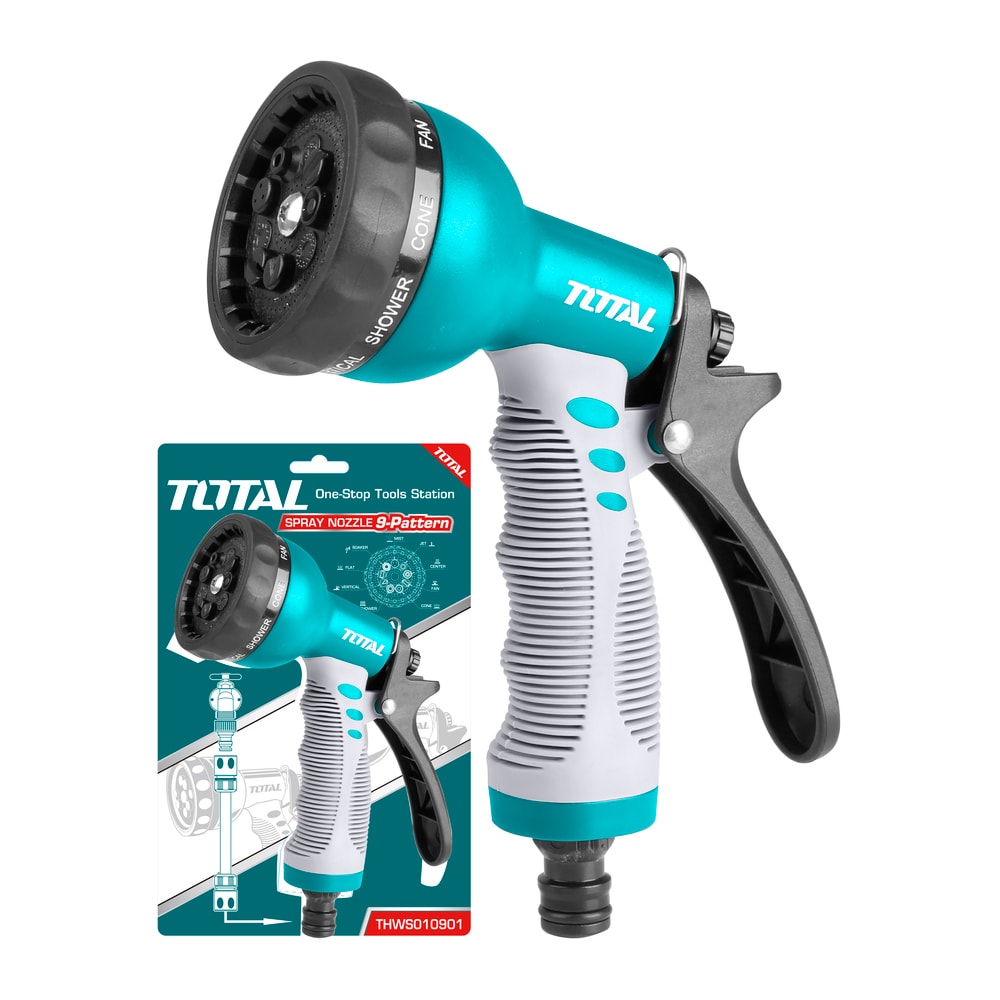 Пистолет-распылитель 9-позиционный TOTAL THWS010901