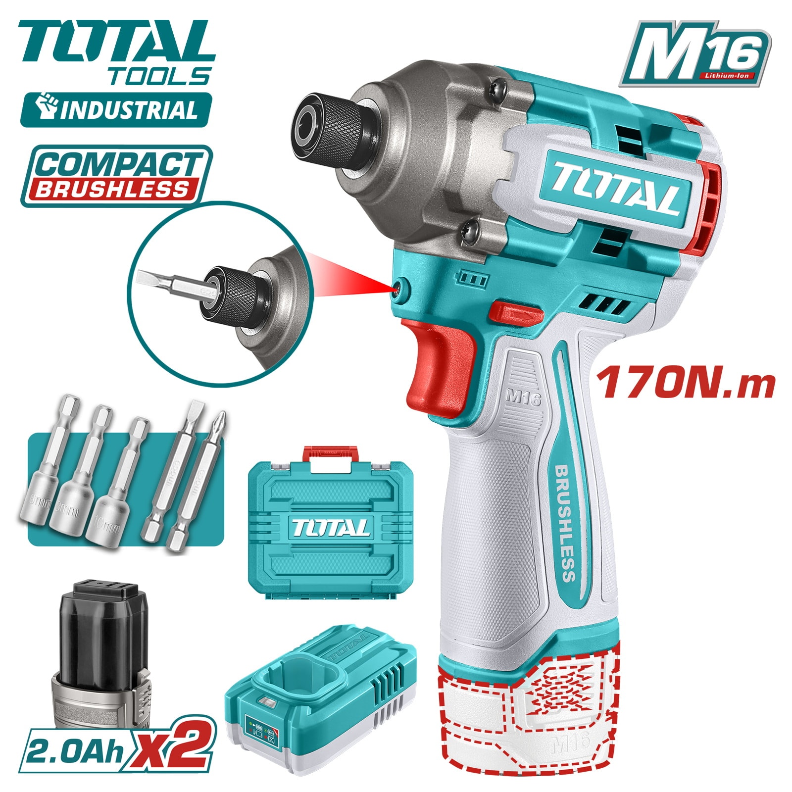 Винтоверт TOTAL TIRLI16178