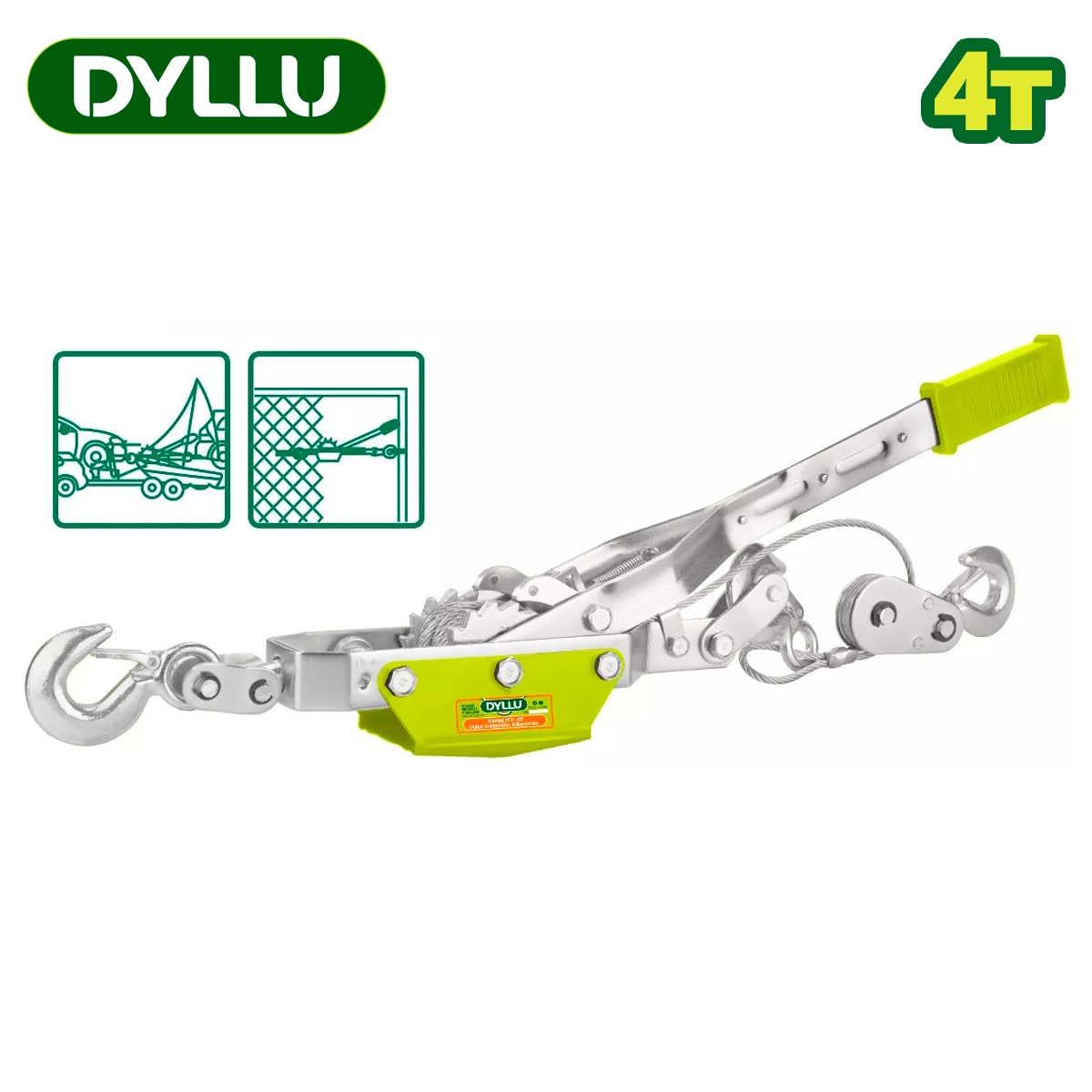 Лебедка ручная рычажная 4т DYLLU DTJU1040
