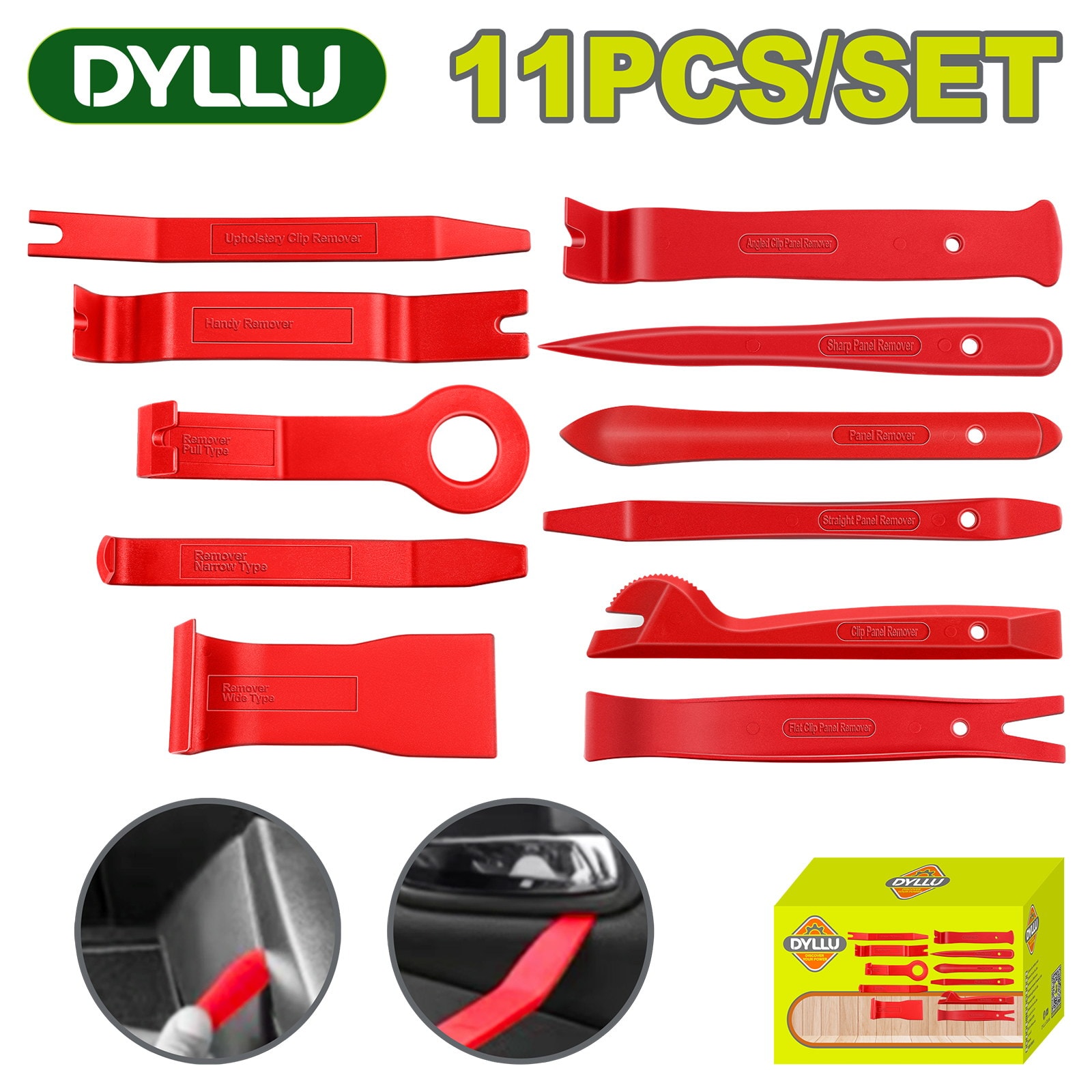 Набор для снятия обшивки автомобиля DYLLU DTQB5D11 (11 предметов)