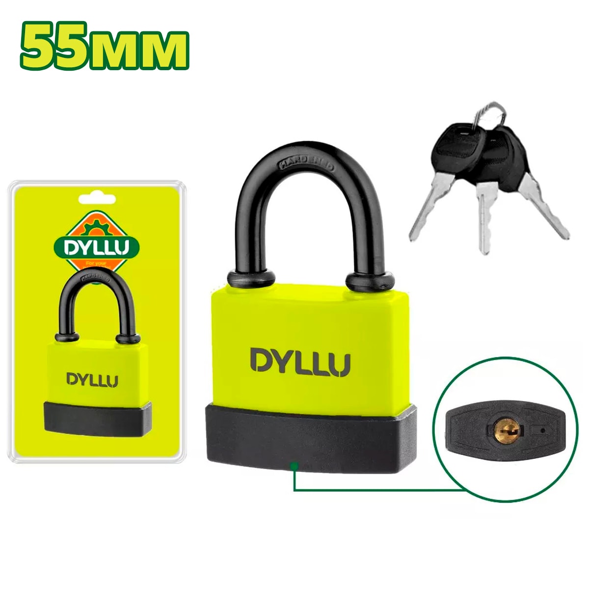 Замок навесной 50мм DYLLU DTPD9455