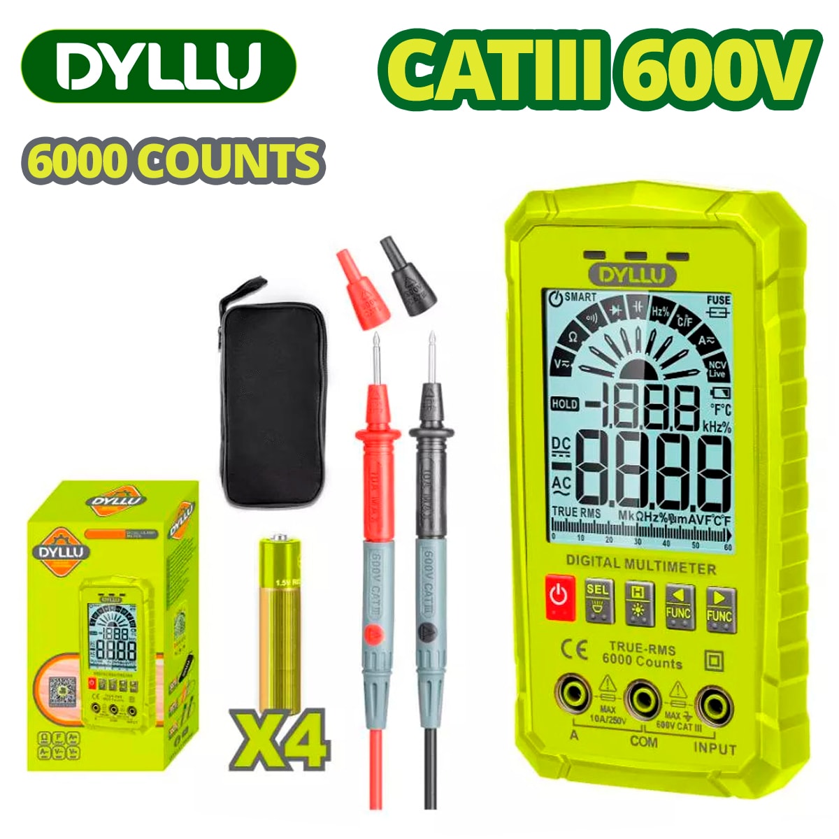 Мультиметр цифровой DYLLU DTDM1507