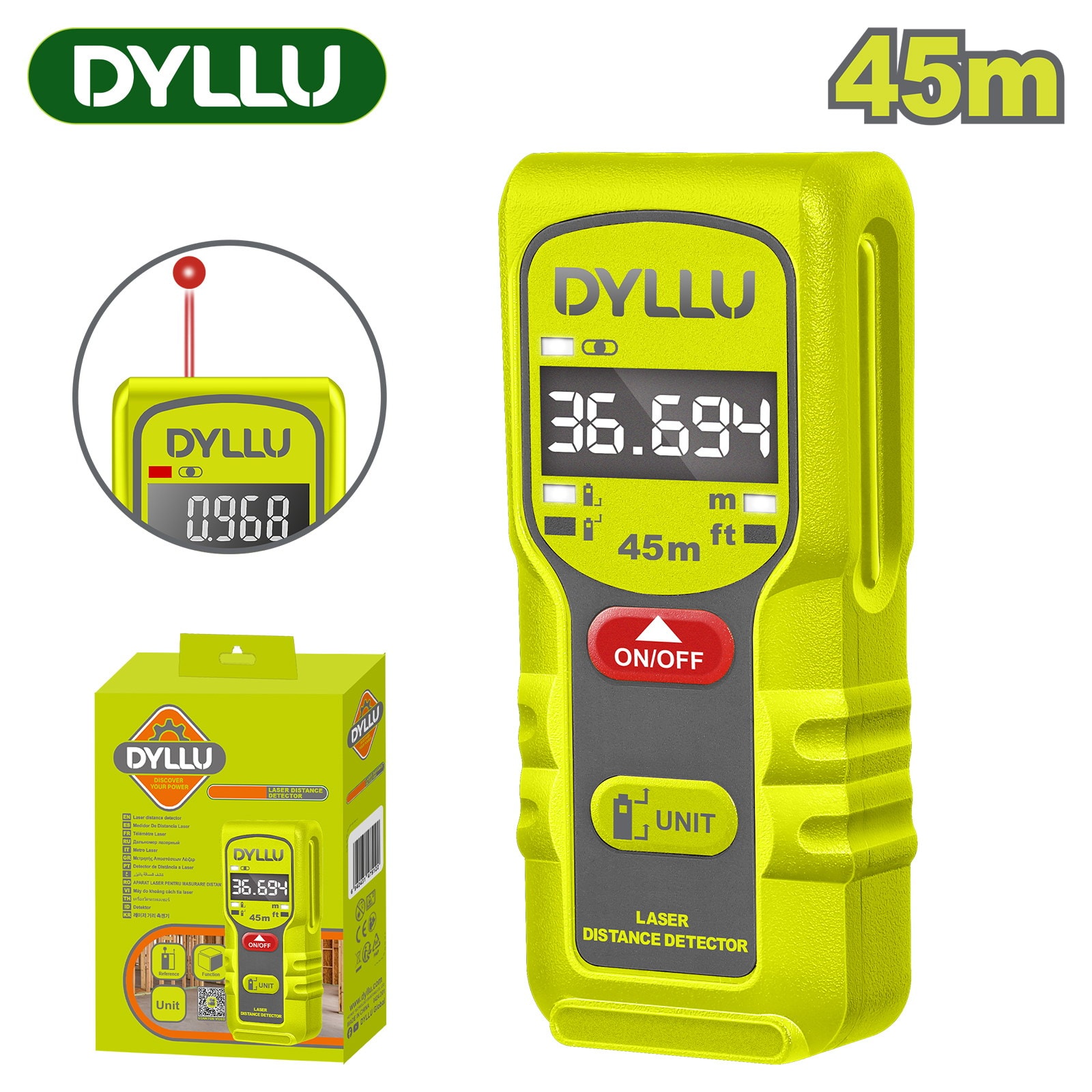 Дальномер лазерный DYLLU DTDL15045